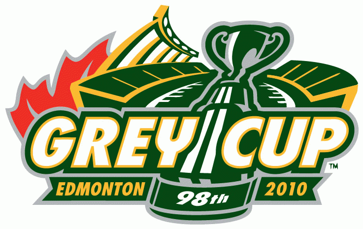 grey cup 2010 primary logo DTF transfer for t shirt